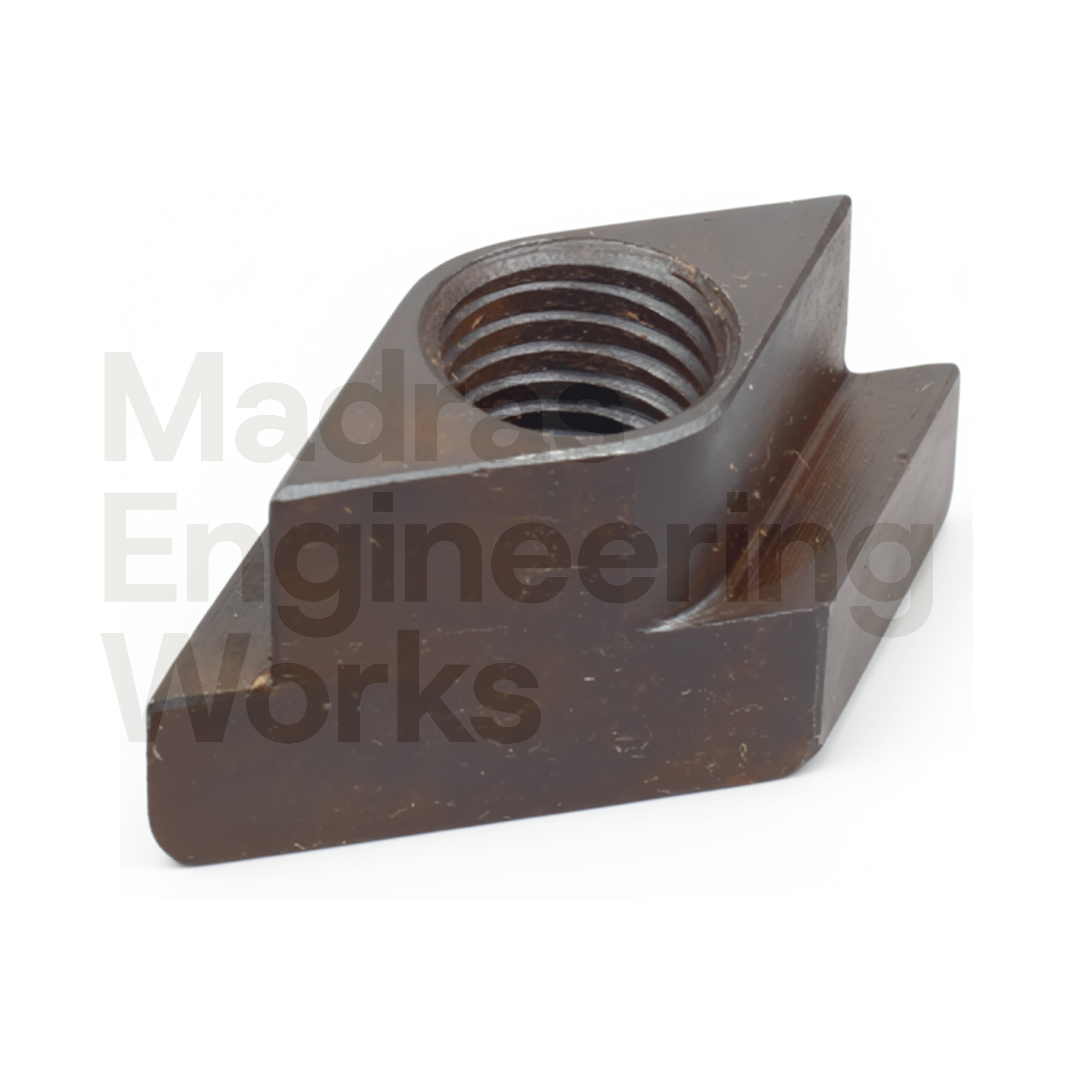 Milling machine T-nuts — rhombus T-nut for VMC T-slot tables | Madras Engineering Works Chennai