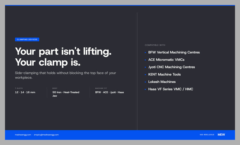 Downhold Milling Clamp: How Side-Clamping Stops Workpiece Lift on Your VMC