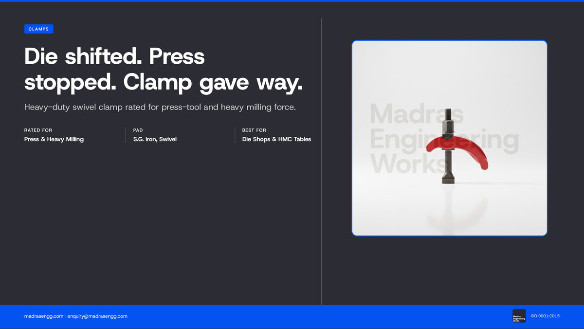 Press Tool Clamp for Die Clamping and Heavy Milling: What It Is and Where It Fits
