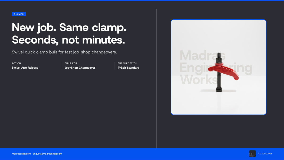 Quick Clamp for Milling Machine: Fast Setup for Tool Rooms and CNC Job Shops